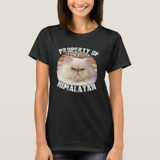 Camiseta Gato Himalaio Propriedade Estilo Vintage Anos Oite