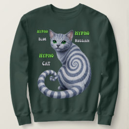 Camiseta Gato Hipno Azul Russo