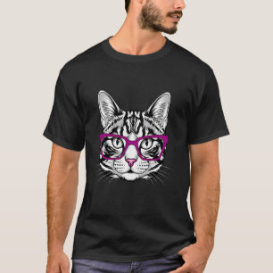 Camiseta Gato Hipster Arte Legal do Gatinho para Amantes de