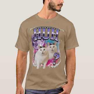 Camiseta Gato Huh Chonky Meme Engraçado Confuso Amantes de