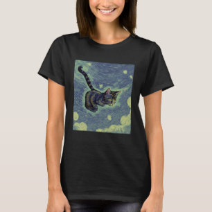 Camiseta Gato Impressionismo Surrealista Impressionismo de