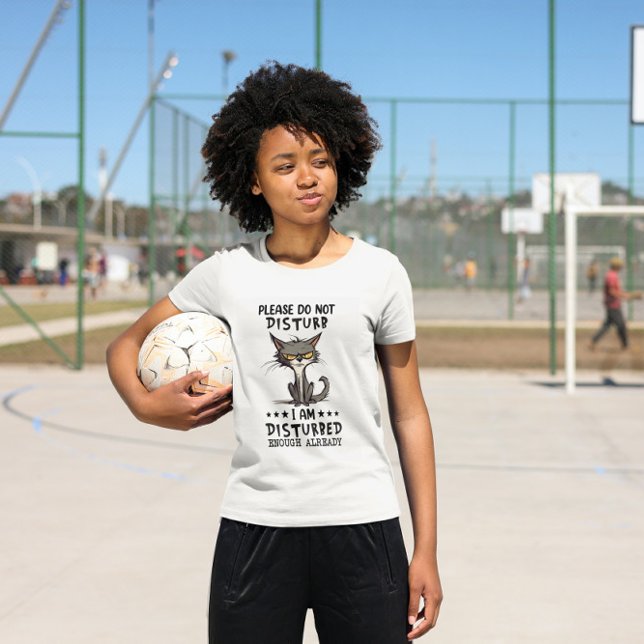 Camiseta Gato Incomodado (Criador carregado)