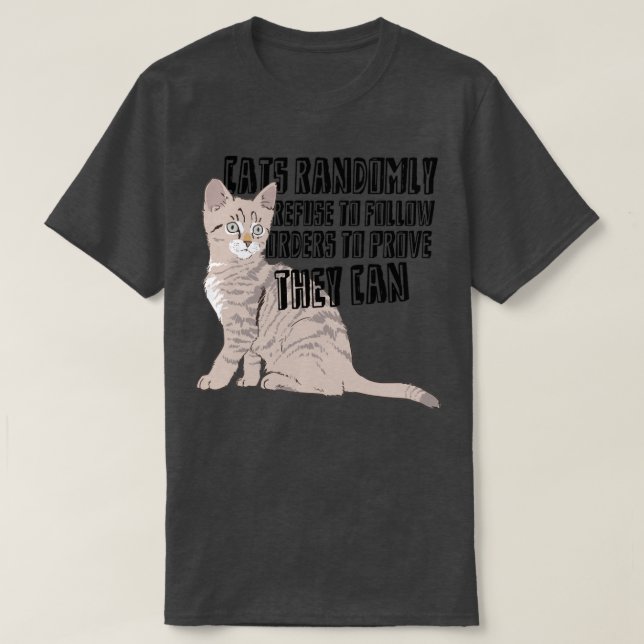 Camiseta Gato Insano (Frente do Design)
