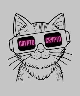 Camiseta Gato Inteligente com Vidro Cripto