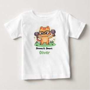 Camiseta Gato Inteligente Forte