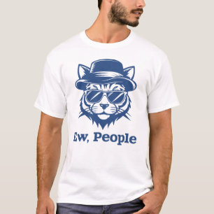 Camiseta Gato Introvertido Legal Gente Ruim