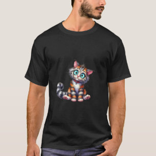 Camiseta gato irônico design sarcástico engraçado