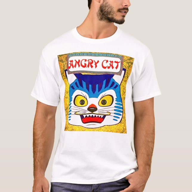 Camiseta Gato Irritado (Frente)