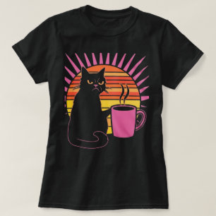 Camiseta Gato Irritado Joe 2 mulheres brancas