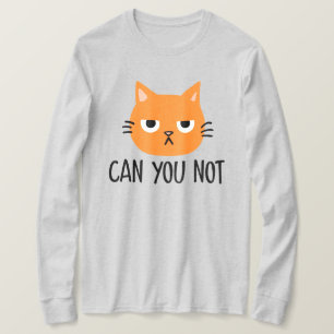 Camiseta Gato irritado não pode ser engraçado?