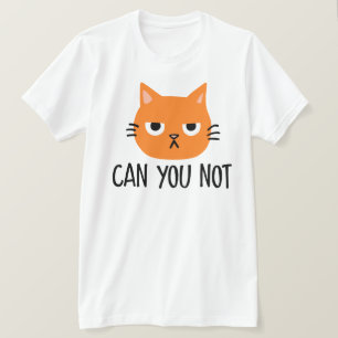 Camiseta Gato irritado não pode ser engraçado?