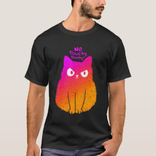 Camiseta Gato Irritado Sem Toque