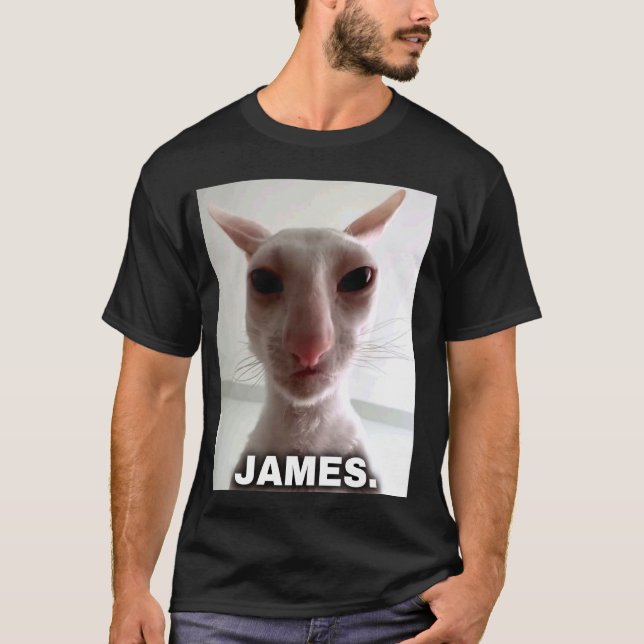 Camiseta Gato James (Frente)