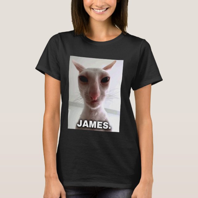 Camiseta Gato James (Frente)