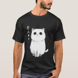 Camiseta Gato Japão Arte Japonesa Lendário Gato Raro