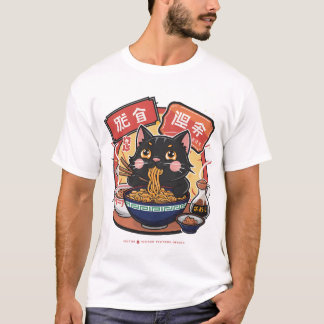 Camiseta Gato Japonês de Super Cat Ramen