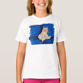 Camiseta Gato Jogador Gengibre
