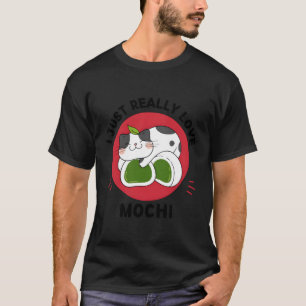 Camiseta Gato Kawaii Eu Adoro Gato Mochi