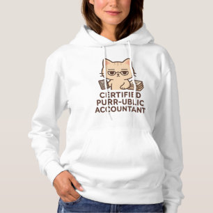 Camiseta Gato Kawaii Fofo Contador Público Certificado Engr