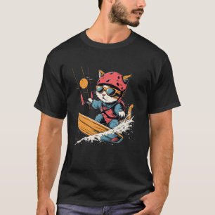 Camiseta Gato Kitesurfer no Kitesurfing