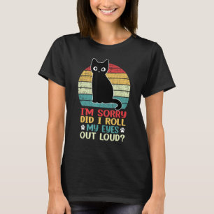 Camiseta Gato Kitten Eu Espalhei Meus Olhos Em Alto Retro V