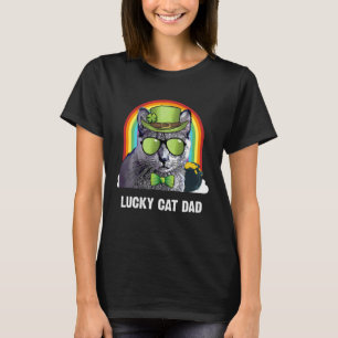 Camiseta Gato Korat Sortudo Dia de São Patrício