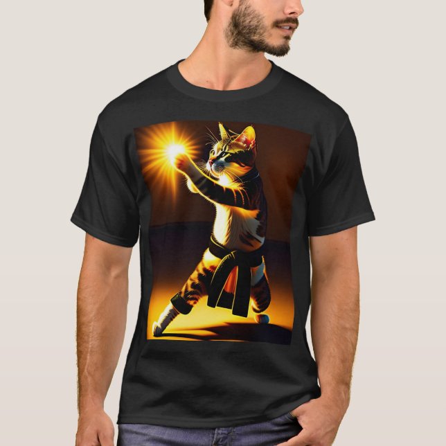 Camiseta Gato Kung Purr Fu (Frente)