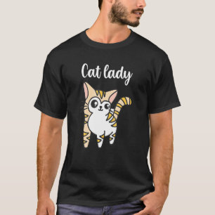 Camiseta Gato Lady Kitten Girl