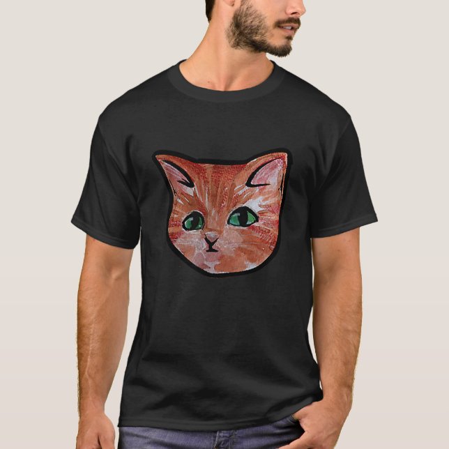Camiseta Gato laranja (Frente)
