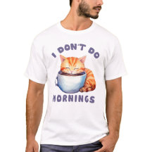 Gato Laranja Bonito - Eu não faço manhãs