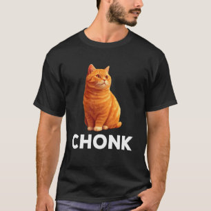 Camiseta Gato Laranja Gordinho Amante de Gato Engraçado