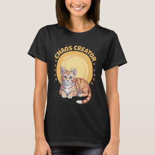 Camiseta Gato Laranja Tabby Ginger Adoradores de Gatos Mãe