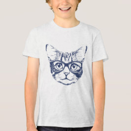Camiseta Gato legal com Óculos