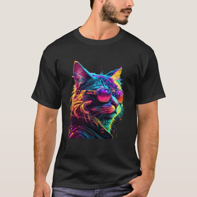 Camiseta Gato Legal com Óculos  1 (Frente)