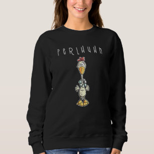 Camiseta Gato legal De Guiné Com Colar De Pérolas I Galinha