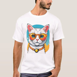 Camiseta Gato Legal de Óculos de Sol