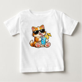 Camiseta Gato Legal de Verão