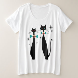 Camiseta Gato Legal MCM Moderno de Meio século da Era Atô