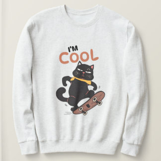 Camiseta Gato Legal Skateboard – Ilustração Divertida de Ga