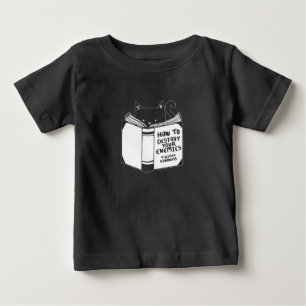 Camiseta Gato Lendo Como Destruir seus Inimigos Com Gentile