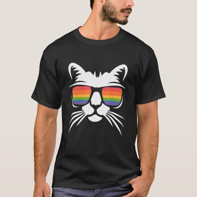 Camiseta Gato LGBT (Frente)