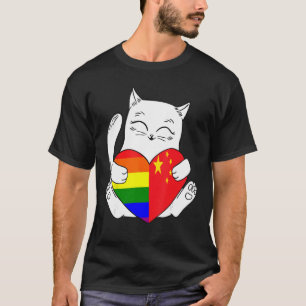 Camiseta Gato LGBT na China, Ally Animal Pride Apoiante