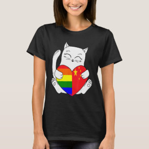 Camiseta Gato LGBT na China, Ally Animal Pride Apoiante