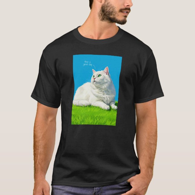 Camiseta Gato lindo (Frente)