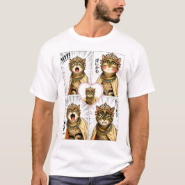 Camiseta Gato Listrado