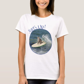Camiseta Gato Listrado Surf's Up!
