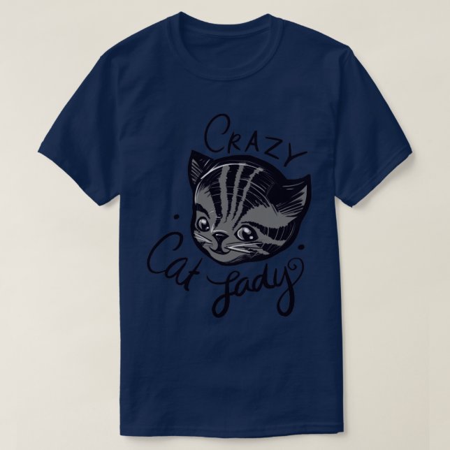 Camiseta Gato Louco1 (Frente do Design)