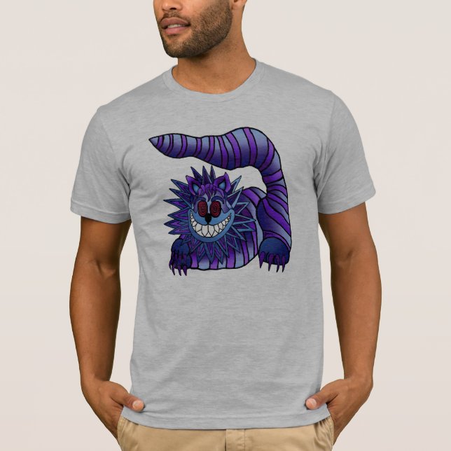 Camiseta Gato louco de Cheshire (Frente)