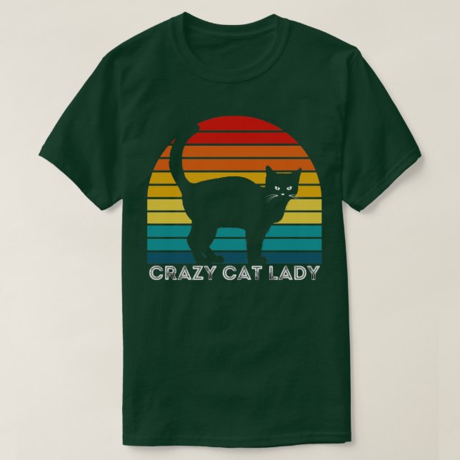 Camiseta Gato Louco, Design de Merch (Frente do Design)