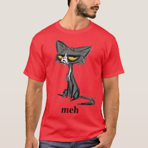 Camiseta Gato Louco e Presente para mulheres loucas 